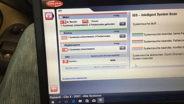 Renault Clio Diagnostic Software - Renault Clio 2 Diagnostic Software - Delphi Diagnose Deutsch