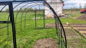 Арочная теплица из профиля 20×20 своими руками