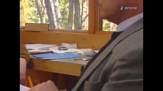 Александр Солженицын и Станислав Говорухин 1992