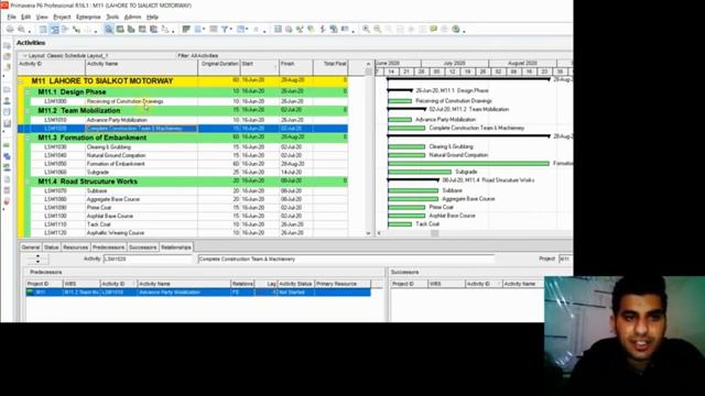 How to Assign Relationship to Activities By Critical Path Method [Primavera P6 Course] Tutorial 6 смотреть онлайн