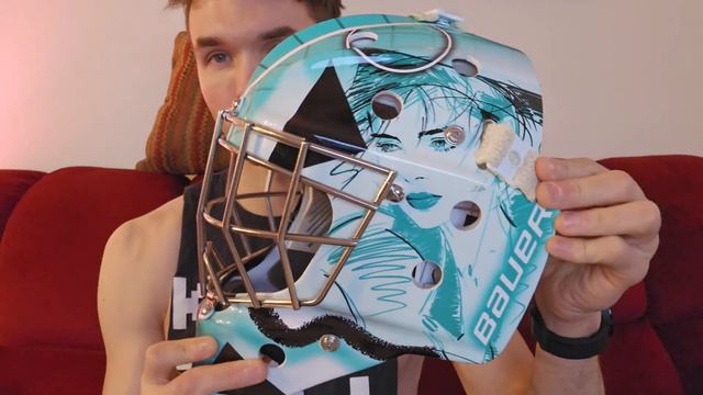 Mask Wraps Goalie Helmet Review 2023 On A Bauer 960 Hockey Helmet