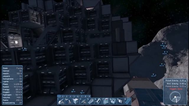 Space Engineers Lone Survivor Nanite range Ep 44 смотреть онлайн