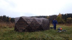 Сборка-разборка палатки Берег Кубоид 3.60