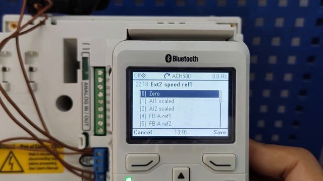 ABB New ACH580 Series VFD Drives For HVAC, Setup EFB Modbus, Wiring, Programming, Bluetooth