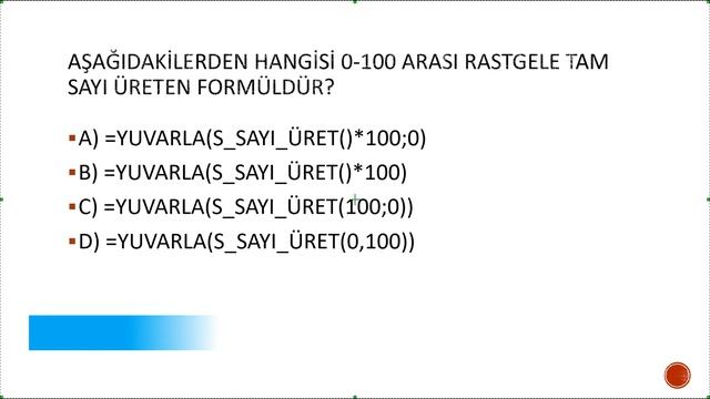 Microsoft Excel Test Soruları ve Cevapları (Formüller) смотреть онлайн