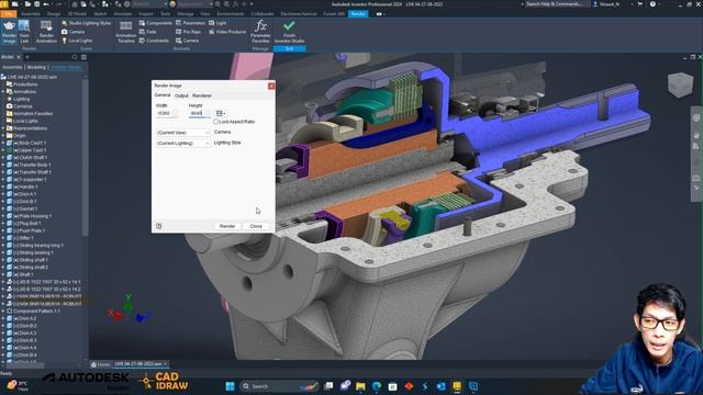 What is New Autodesk Inventor 2024 EP02: Inventor studio 16K Resolution rendering смотреть онлайн