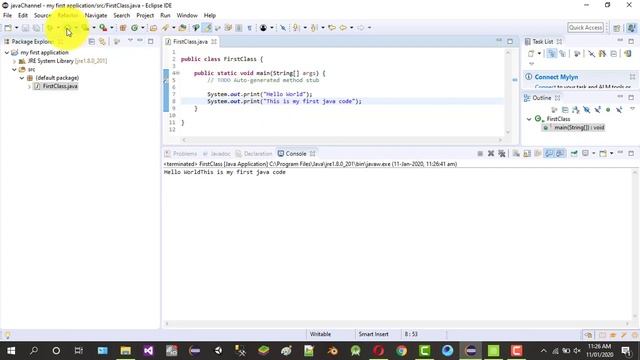 Java Tutorial For Beginners #1 | How To Print Any Value and Sum of Numbers смотреть онлайн