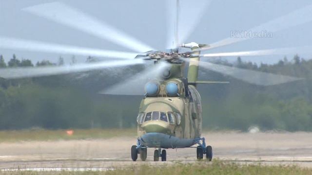 взлёт Ми-26 RF-93527 смотреть онлайн