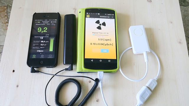 Сравнение дозиметров радиации AtomSimple и PocketGeiger6 смотреть онлайн
