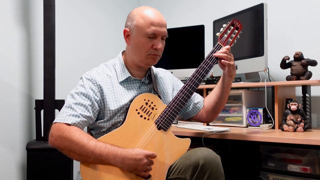 Malagueña - 6/11/23 Godin Multiac with Roland AC-33 amplifier смотреть онлайн
