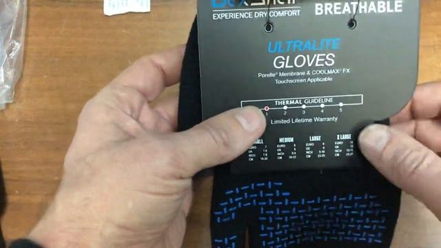 Перчатки водонепроницаемые DexShell Ultralight Gloves DG368TS-HTB - Обзор и распаковка смотреть онлайн
