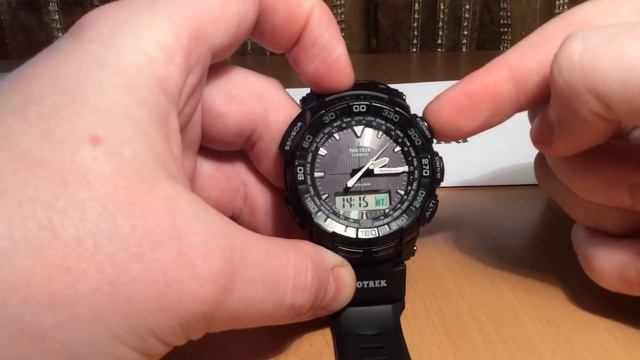 Обзор и настройка Casio PRO TREK PRG-550 [5213]