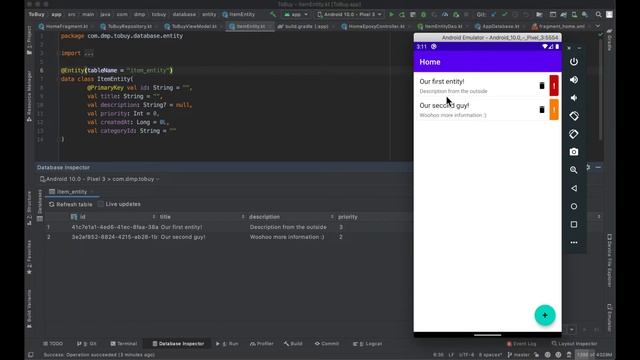 Android Studio Database Inspector смотреть онлайн