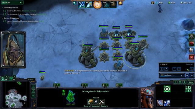 #151: Memorable Boss - Karax Solo (p1) [Starcraft 2 Co-op Mutation] смотреть онлайн