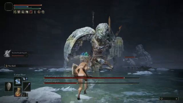 Elden Ring - Enchanted Knight - Valiant Gargoyle's - No Hit - Carian Slicer смотреть онлайн