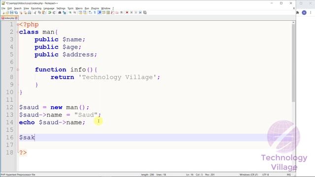 PHP OOP Bangla tutorial | What is class and object, properties and methods | Part - 01 смотреть онлайн