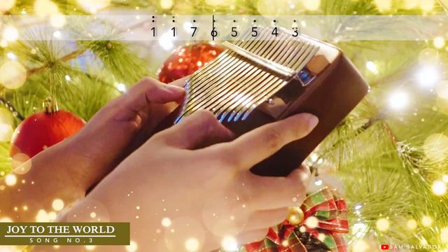 5 Easy Beginner Kalimba Christmas Songs Tutorial with Tabs смотреть онлайн