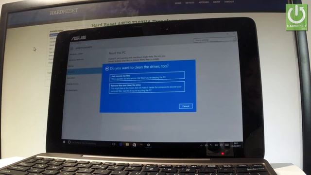 Reinstall Windows in ASUS Transformer Mini - Hard Reset / Format смотреть онлайн