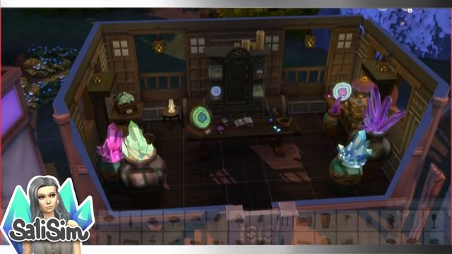 The Sanctum || Magic HQ Makeover || Realm of Magic || The Sims 4 || Speedbuild || Part 2 смотреть онлайн