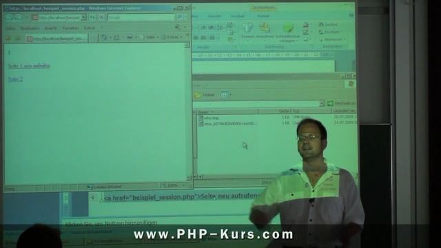 Session-Programmierung in PHP als Beispiel Teil 3 - http://www.PHP-Kurs.com смотреть онлайн