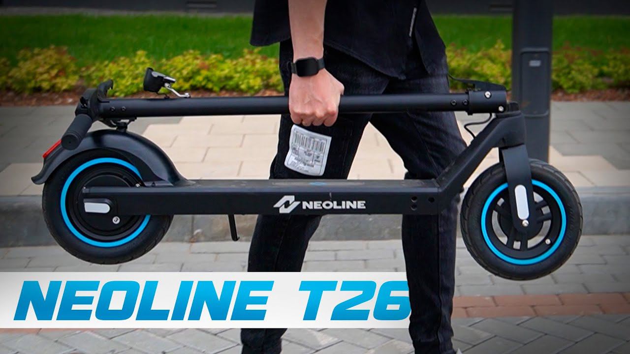 Обзор и тест электросамоката NEOLINE T26! смотреть онлайн
