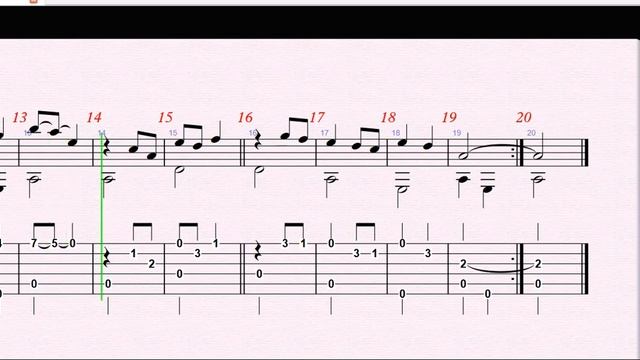 Видео ноты - Подмосковные вечера на гитаре - фингерстайл смотреть онлайн