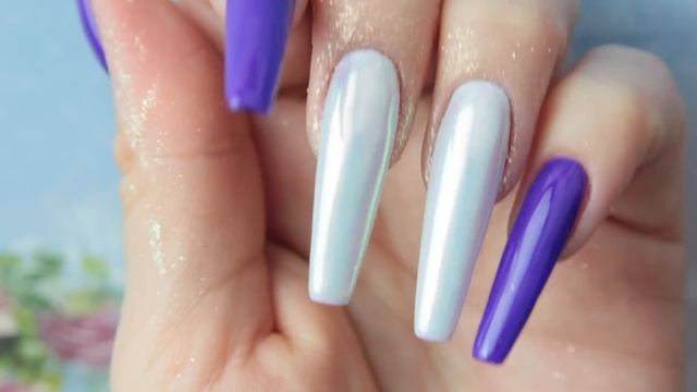 How to: Alcohol Ink Nails - Create Marble Nails Design on Gel Polish смотреть онлайн