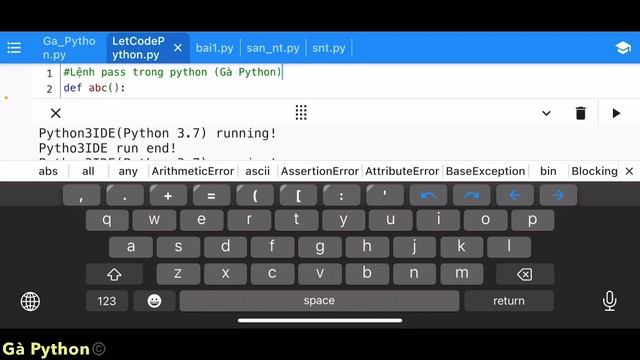 Hướng dẫn dùng câu lệnh pass điều khiển vòng lặp python смотреть онлайн