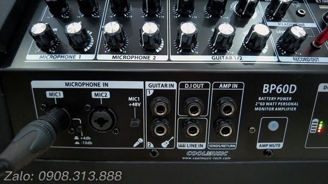 Khách Test CoolMusic BP60D Hát Nghe 