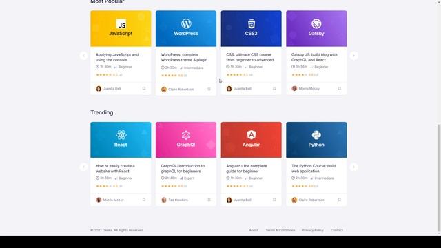 Geeks - Online Learning Marketplace WordPress Theme 15 courses смотреть онлайн
