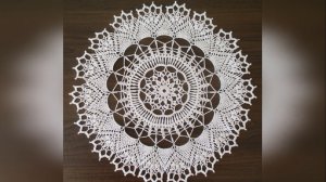 Маленькая салфетка с красивой каймой. Часть 2