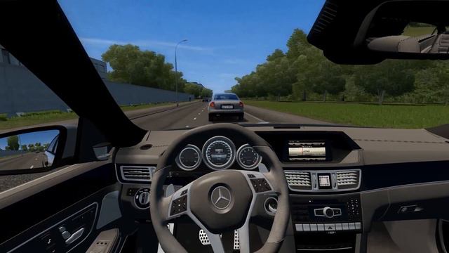 City Car Driving 1.5.7 - Mercedes-Benz E63 S-AMG (W212) - Custom Sound - Download Link смотреть онлайн