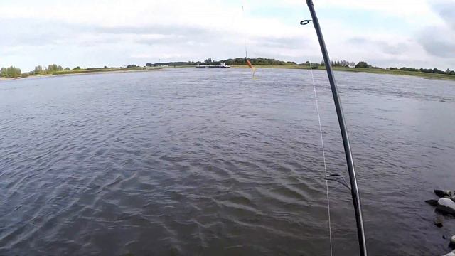 Голландия. Рыбалка на реке Waal смотреть онлайн