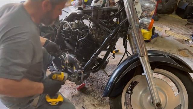 2001 Honda Shadow Sabre Rebuild