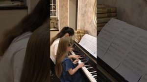 К. Хачатурян, "Помидор" из балета "Чипполино" для фортепиано в 4 руки.