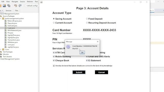 ATM Simulator Machine Project by JAVA and MySQL database with full source code смотреть онлайн