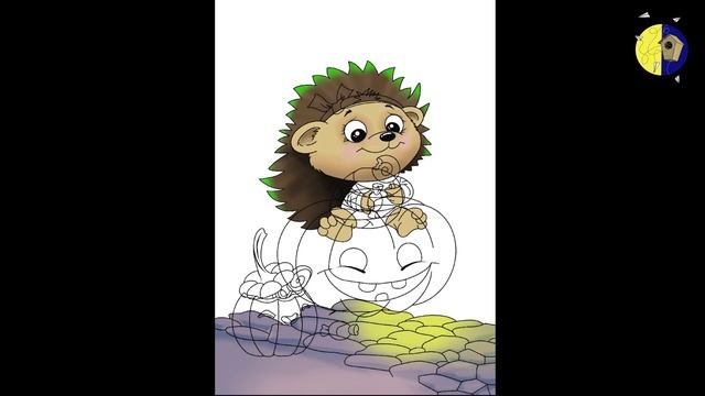 Halloween little hedgehog. Pequeño erizo de Halloween. Halloween petit hérisson. 万圣节小刺猬. Хэллоуин смотреть онлайн
