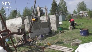 Часть 7. Подъёмный кран типа ПИОНЕР. Дом с нуля своими руками