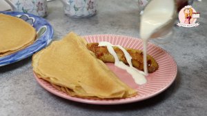 Блины из цельнозерновой муки с бананами: Рецепт вкусных блинчиков с карамелизированными бананами