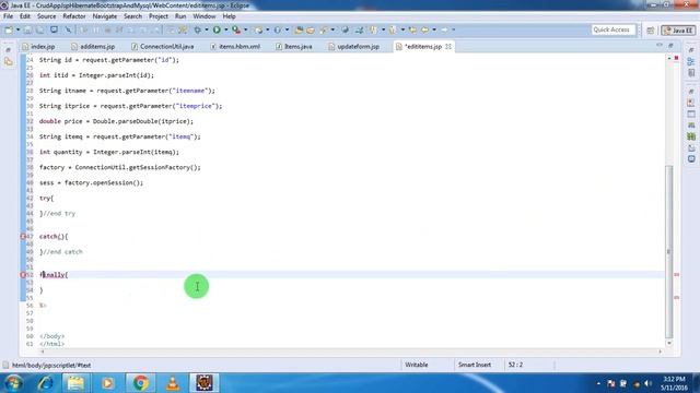 Jsp Hibernate Bootstrap And Mysql Crud App Part 11 смотреть онлайн