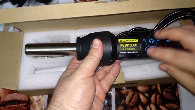 Паяльный фен PG8018 lcd 650W смотреть онлайн