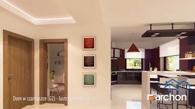 1.36) Дом Мечты - Мечтай и Строй: 3D проект дома в czarnuszce G2 от ARCHON+ смотреть онлайн