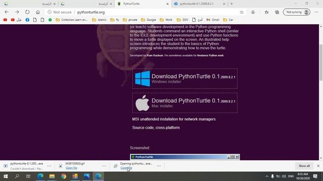 1 download and install Python turtle تحميل برنامج بايثون ترتل смотреть онлайн