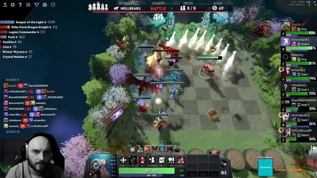 dota auto chess - if you have mages combo you already won in auto chess - queen gameplay autochess смотреть онлайн