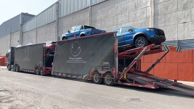 Car Carrier JAC K7 off loading JAC смотреть онлайн