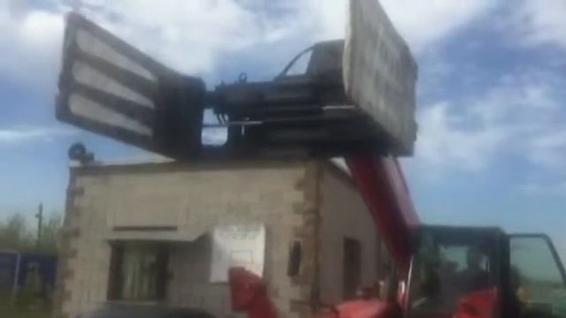 Захват для кип для телескопического погрузчика MANITOU смотреть онлайн