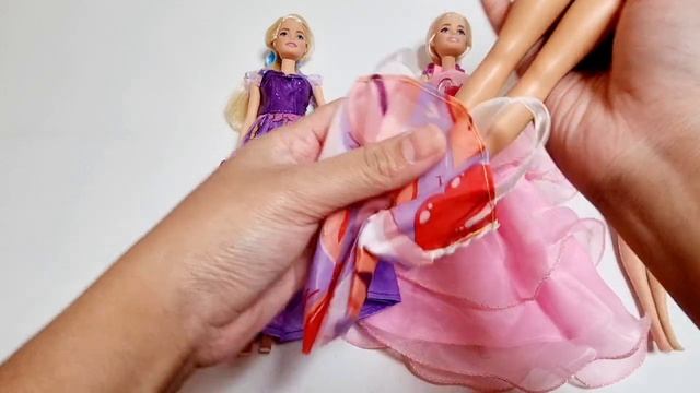 Diy miniature ideas for Barbie | Satisfying with unboxing beautiful modern Barbie dolls смотреть онлайн