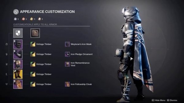 Samurai Hunter Set - Destiny 2 Fashion Builds