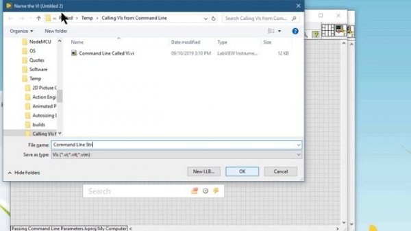 How to Run a LabVIEW VI from Command-Line and Pass Parameters!
