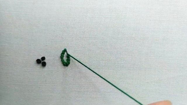 french knot stitch tutorial for beginners step by step|simple french knot leaf|simple french knot смотреть онлайн